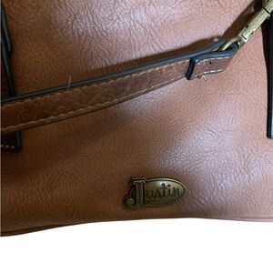 Justin Boots Tan Clutch/Crossbody